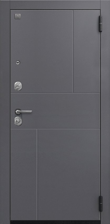 Товар Дверь А-11 Черный муар, Кашемир графит - Кашемир сильвер DIS007459