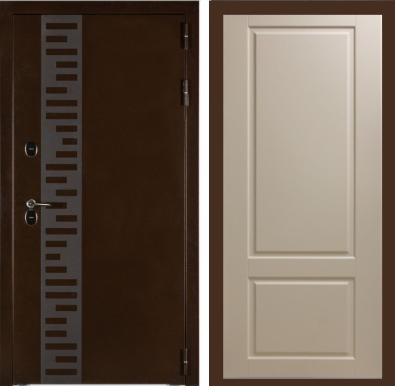 Дверь ЗД Урал МП с декором DIS001301