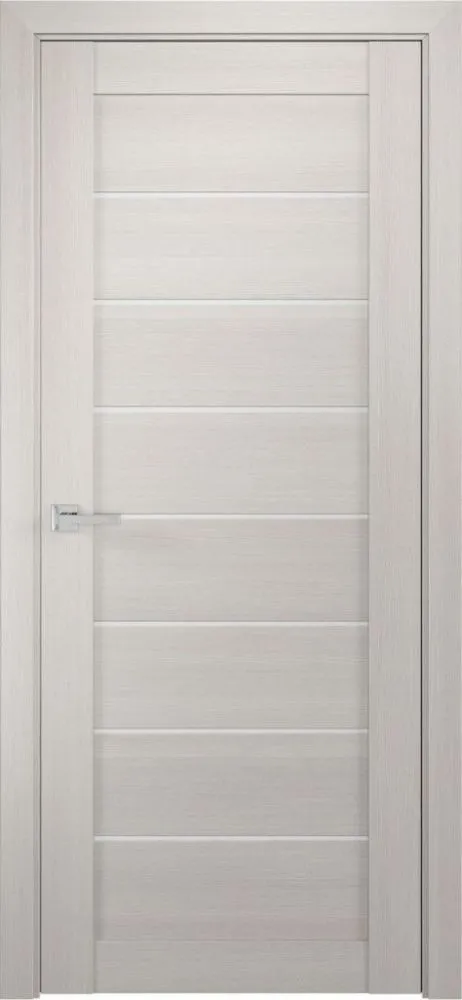 Фото Межкомнатная дверь ЛУ-7 белёный дуб (стекло сатинат)